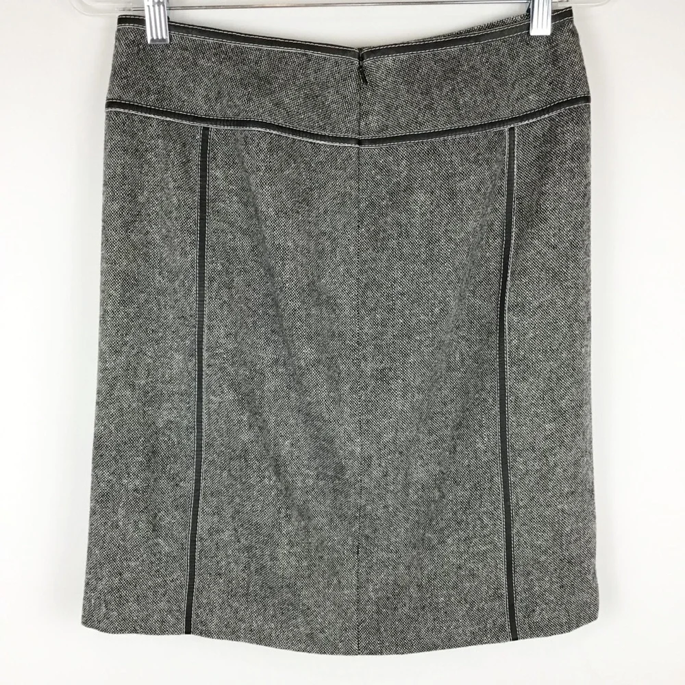 Michael Kors Black Tweed Pencil Skirt l 4